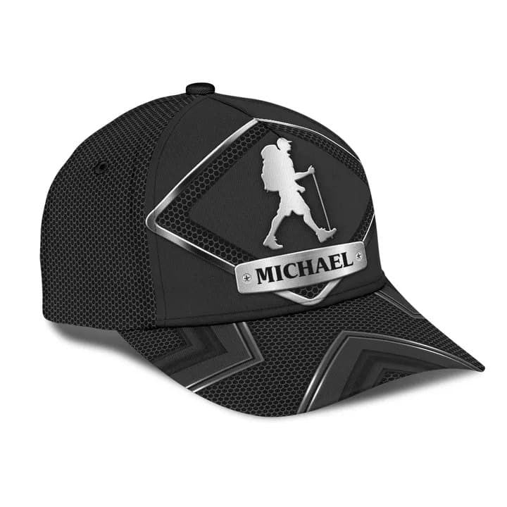 Personalized Hiking Girl 3D Baseball Cap for Girl Who love Hiking, Girl Hiking Hat SO0406