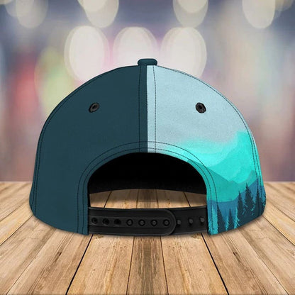 Personalized Hiking Girl 3D Baseball Cap for Girl Who love Hiking, Girl Hiking Hat SO0406