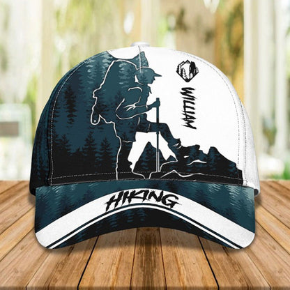 Personalized Hiking Girl 3D Baseball Cap for Girl Who love Hiking, Girl Hiking Hat SO0406