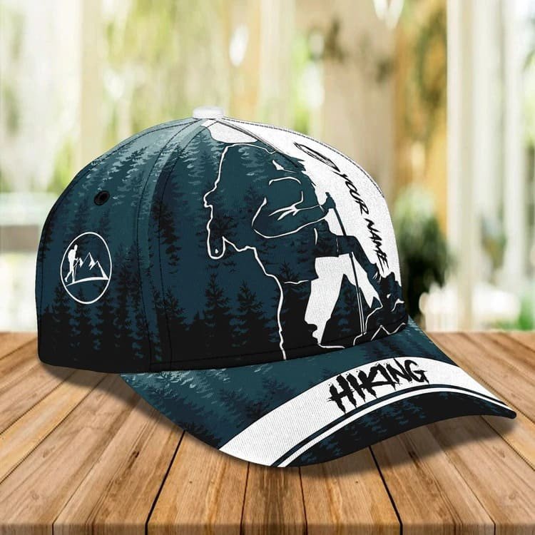 Personalized Hiking Girl 3D Baseball Cap for Girl Who love Hiking, Girl Hiking Hat SO0406