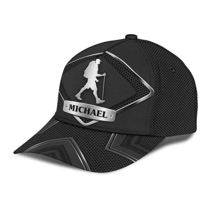 Personalized Hiking Girl 3D Baseball Cap for Girl Who love Hiking, Girl Hiking Hat SO0406