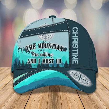 Personalized Hiking Girl 3D Baseball Cap for Girl Who love Hiking, Girl Hiking Hat SO0406