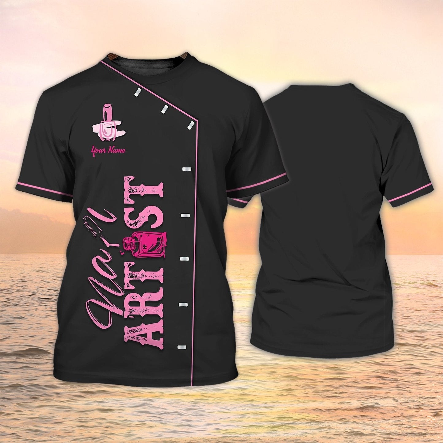 Nail Artist Custom Tshirt Nail Tech Shirt Gift For Nail Technican TO2124