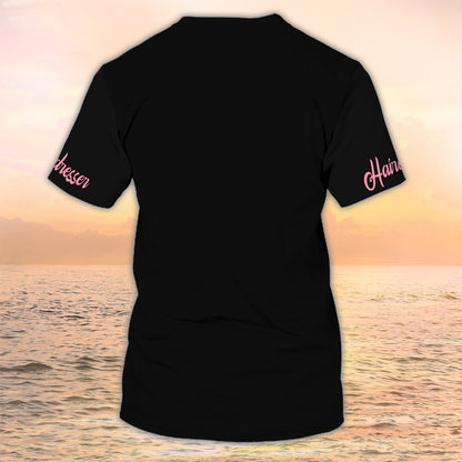 Women Hairdresser Custom T Shirt Hair Salon Uniform Hairstylist Shirts TO2114