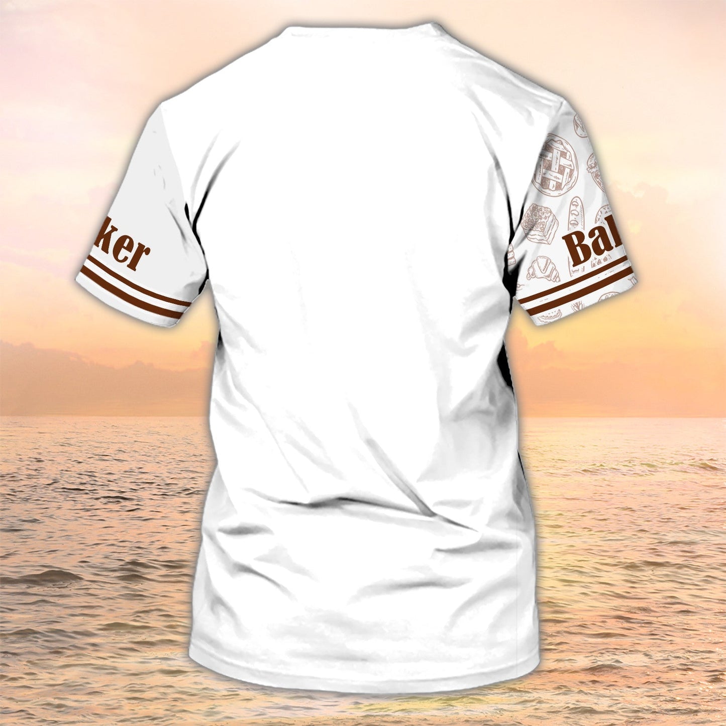 Baker T Shirt Custom Bakery Shirt White, Gift For Barker TO2054
