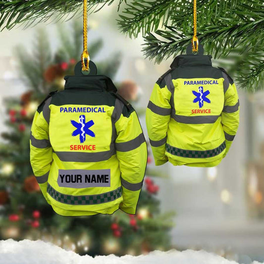Personalized EMT Paramedical Uniform Acrylic Ornament, Paramedical Service Acrylic Ornament OO3737
