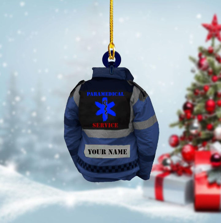 Personalized EMT Paramedical Uniform Acrylic Ornament, Paramedical Service Acrylic Ornament OO3737