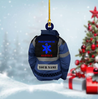 Personalized EMT Paramedical Uniform Acrylic Ornament, Paramedical Service Acrylic Ornament OO3737