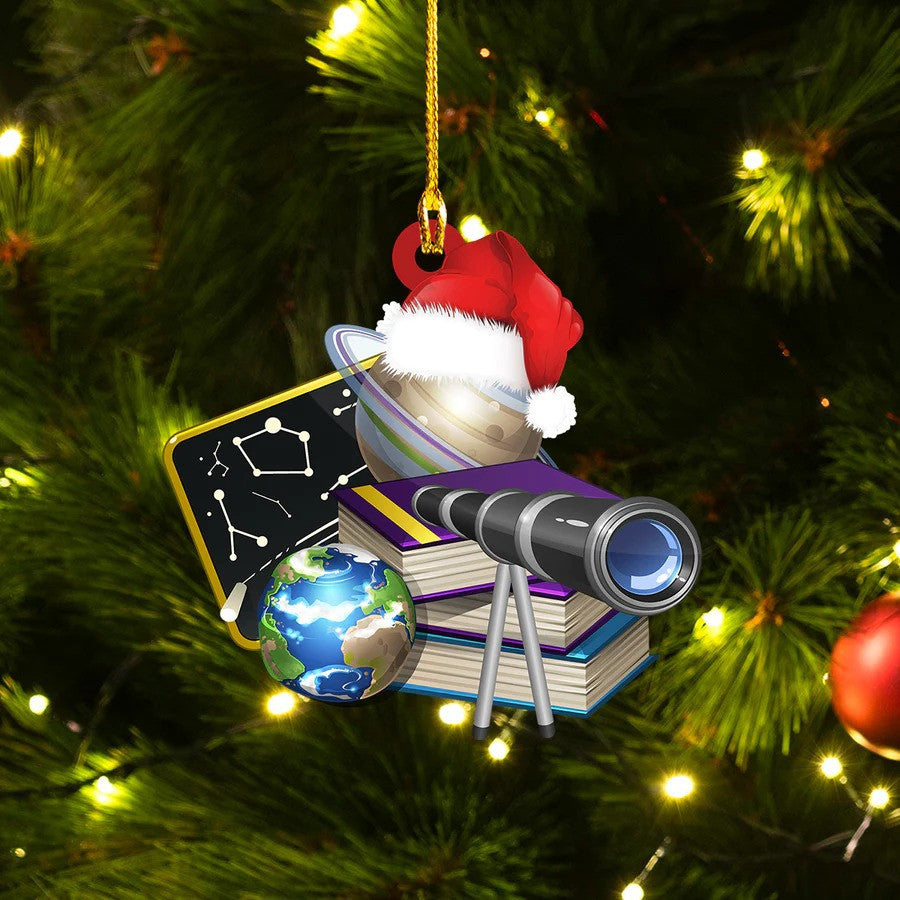 Christmas Astronomy Acrylic Ornament for Astronomy Lovers OO3733