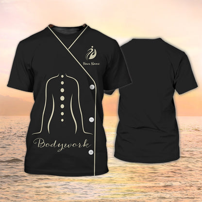 Bodywork Shirts Massage Therapist Uniform TO1998