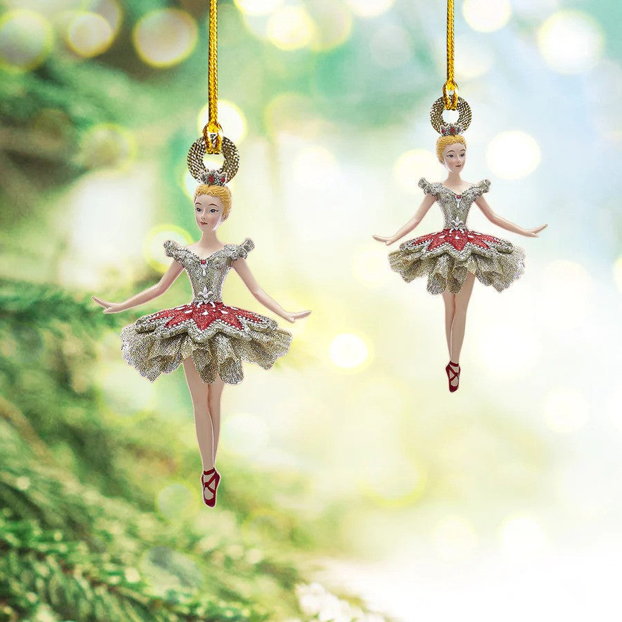 Customized Ballet Christmas Acrylic Ornament Custom Shaped for Ballet Dancer OO3686