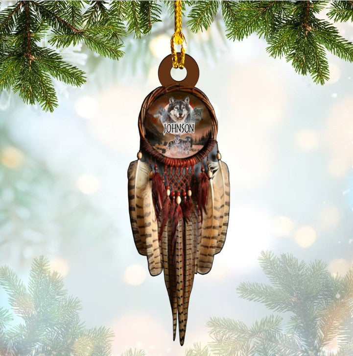 Personalized American Native Acrylic Ornaments for American Native Christmas Gift OO3674