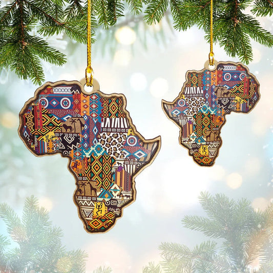 African American Acrylic Ornament for Back Women, Black Men OO3645