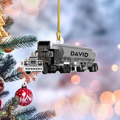 Personalized Petroleum Acrylic Ornament for Petroleum Drivers OO3603