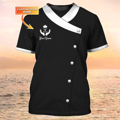 Massage Therapist Shirts Massage Therapy The Oldest Form Of Medicine Custom Tshirt Massage Spa Black Uniform TO1995