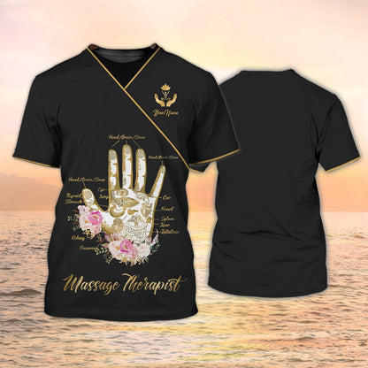 Massage Therapist Masseuse Gifts Women'S Value T Shirt Massage Uniforms TO1996