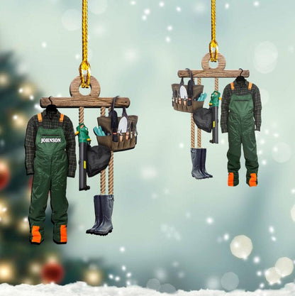 Personalized Garden Clothes Acrylic Ornament for Gardeners OO3592