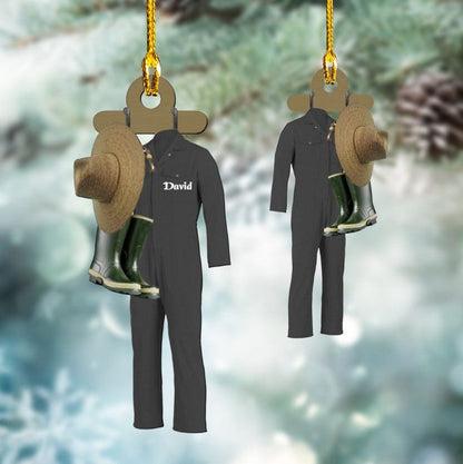 Personalized Garden Clothes Acrylic Ornament for Gardeners OO3592