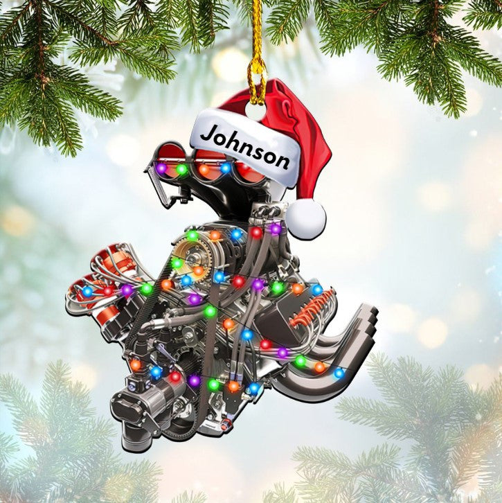 Personalized Drag Racing Acrylic Ornament for Drag Racing Lovers OO3584