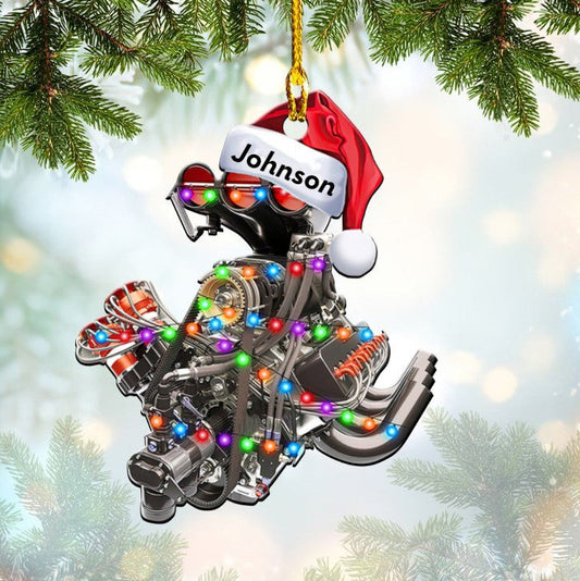 Personalized Drag Racing Acrylic Ornament for Drag Racing Lovers OO3584