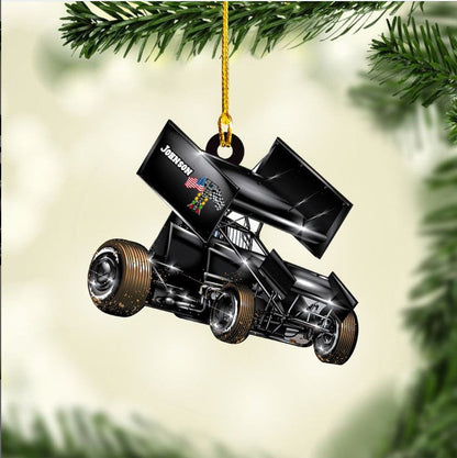 Personalized Drag Racing Acrylic Ornament for Drag Racing Lovers OO3584