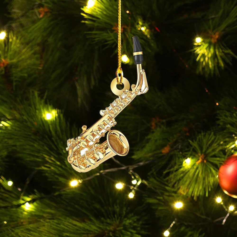 Custom Saxophone Instrument Ornament Custom Shaped Acrylic for Saxophone Players OO3569