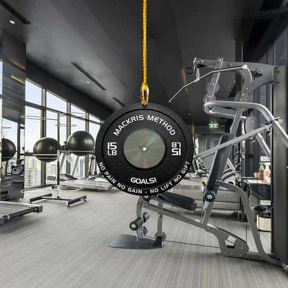 Custom Weight Plates Ornament Fitness Gym Weightlifting Gift For Gymers, Weightlifters, PTs Gymers Acrylic FlatOrnament OO3552