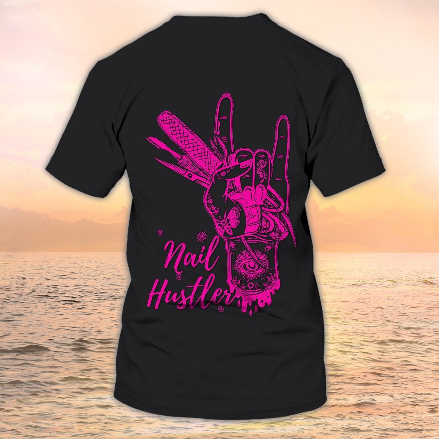Nail Hustler Shirt Manicurist Custom Tshirt Pink Ver TO2146