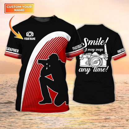 Photography Shirt Cameraman Shirt 3D All Over Print Gift For Photographer TO2212