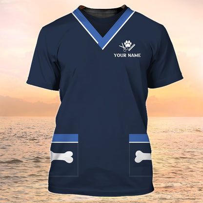 Dog Groomer Shirts Grooming Custom Shirts Pet Salon Uniform Love Being A Dog Groomer TO2108