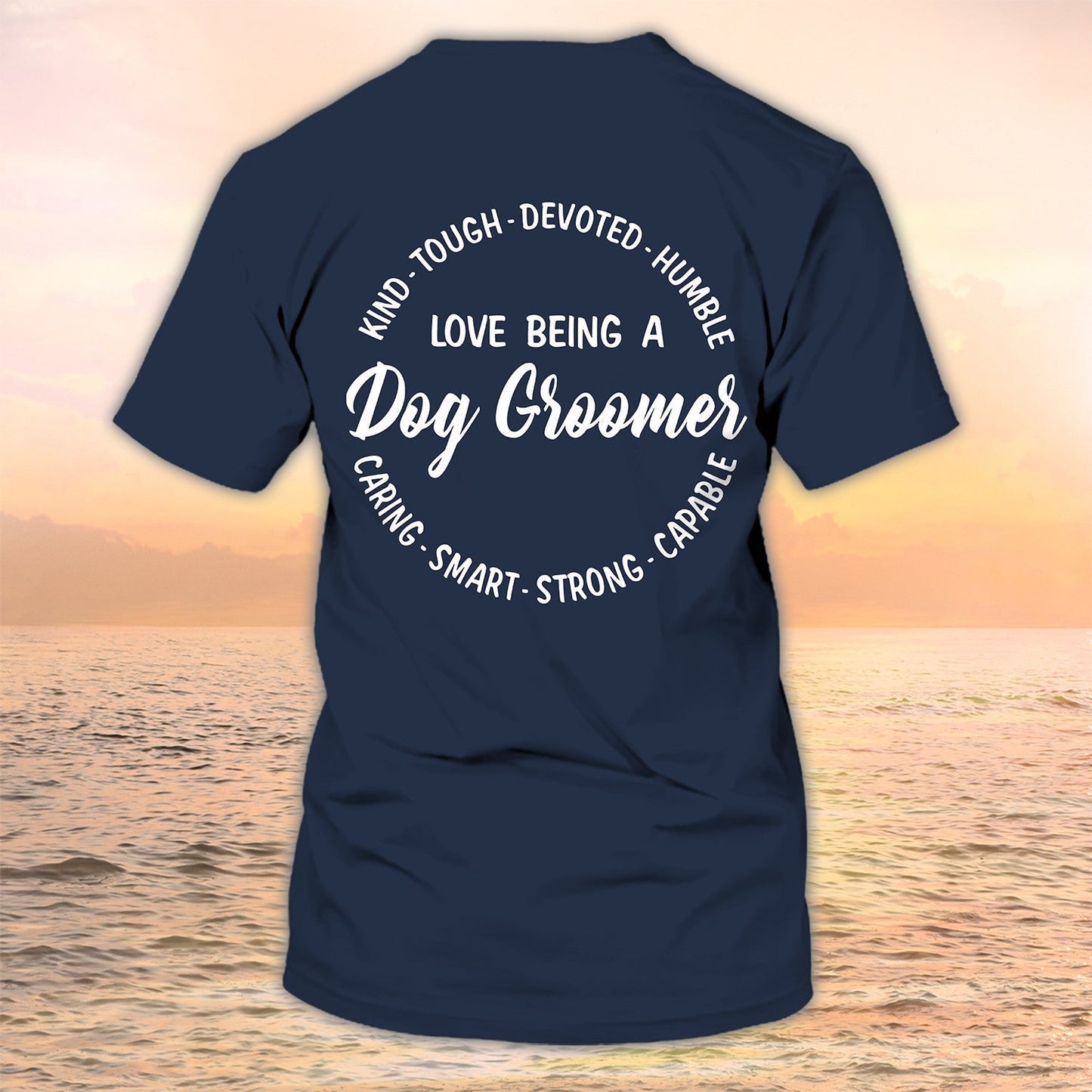 Dog Groomer Shirts Grooming Custom Shirts Pet Salon Uniform Love Being A Dog Groomer TO2108