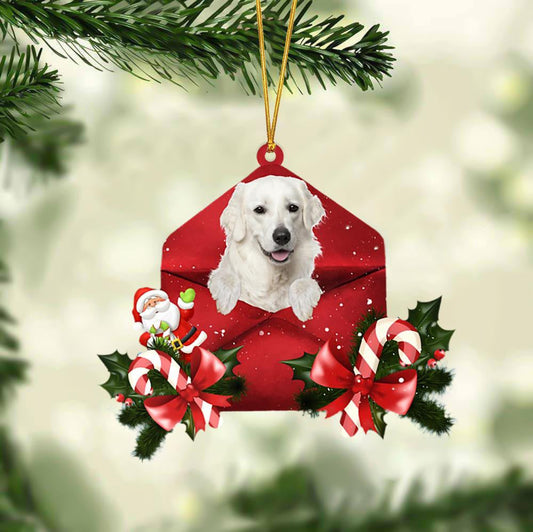 Kuvasz Christmas Letter Shaped Ornament , Acrylic Dog Christmas Ornament Xmas Dog Gifts OO3192