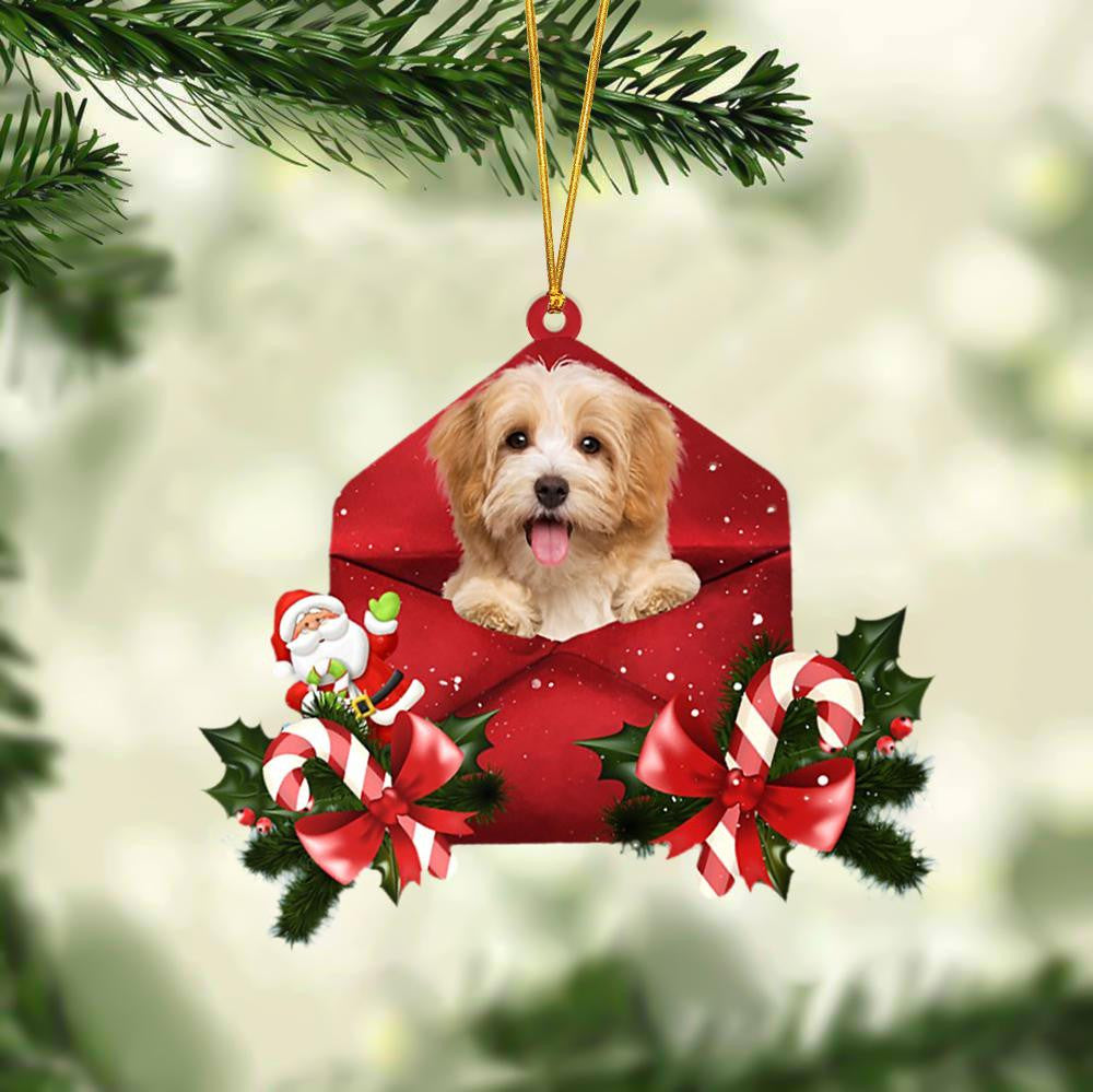 Havanese Christmas Letter Shaped Ornament , Acrylic Dog Christmas Ornament Xmas Dog Gifts OO3217