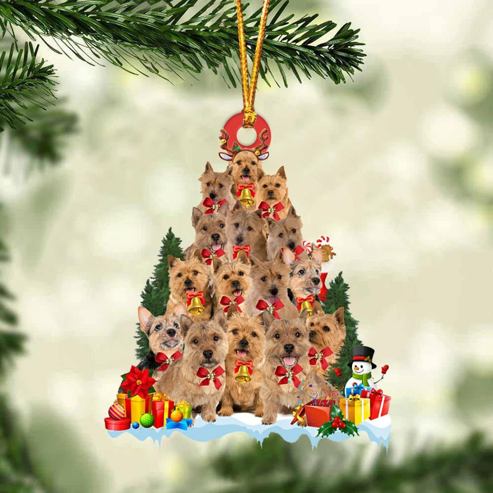 Norwich Terrier Dog Christmas Tree Ornament Dog Gifts Acrylic Ornament Dog Gifts Acrylic Ornament OO3153