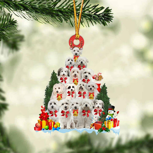 Coton De Tulear Dog Christmas Tree Ornament Dog Gifts Acrylic Ornament Dog Gifts Acrylic Ornament OO3095