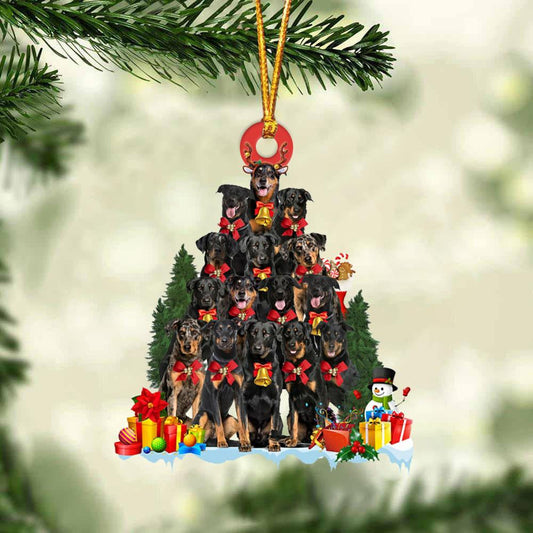 Beauceron Dog Christmas Tree Ornament Dog Gifts Acrylic Ornament Dog Gifts Acrylic Ornament OO3118