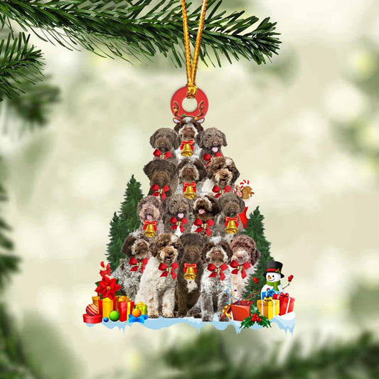 Lagotto Romagnolo Dog Christmas Tree Ornament Dog Gifts Acrylic Ornament Dog Gifts Acrylic Ornament OO3108