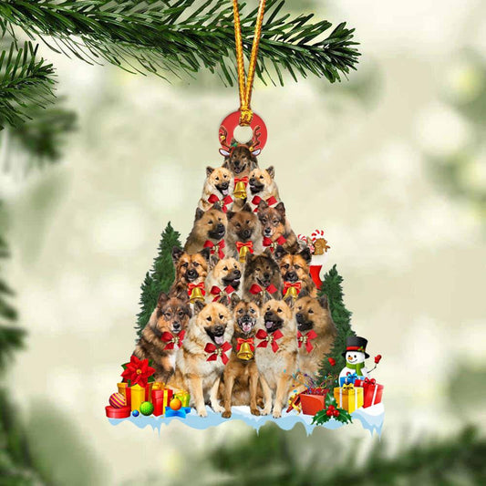 Eurasier Dog Christmas Tree Ornament Dog Gifts Acrylic Ornament Dog Gifts Acrylic Ornament OO3128