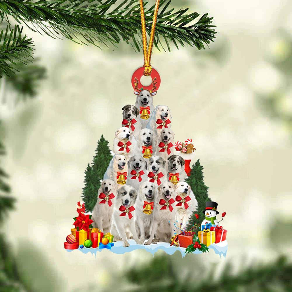 Great Pyrenees Dog Christmas Tree Ornament Dog Gifts Acrylic Ornament Dog Gifts Acrylic Ornament OO3089