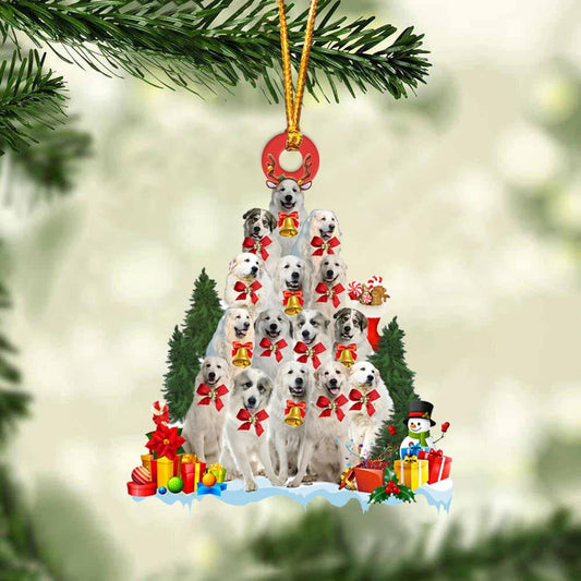 Great Pyrenees Dog Christmas Tree Ornament Dog Gifts Acrylic Ornament Dog Gifts Acrylic Ornament OO3089