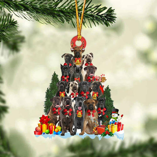Cane Corso Dog Christmas Tree Ornament Dog Gifts Acrylic Ornament Dog Gifts Acrylic Ornament OO3053