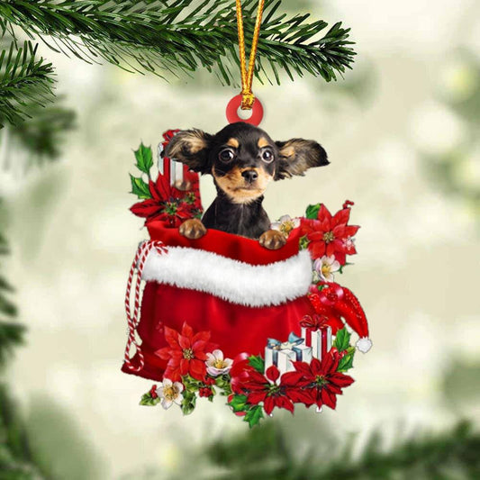 Russkiy Toy In Gift Bag Christmas Ornament for Dog Lovers Made by Acrylic OO2998