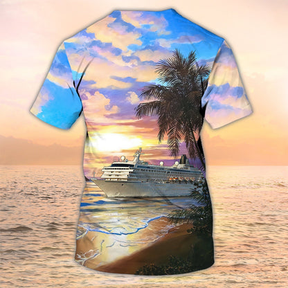 Cruise 3D Tshirts For Family, Custom Cruise Shirt For Friend, Summer Trip Shirt TO2159