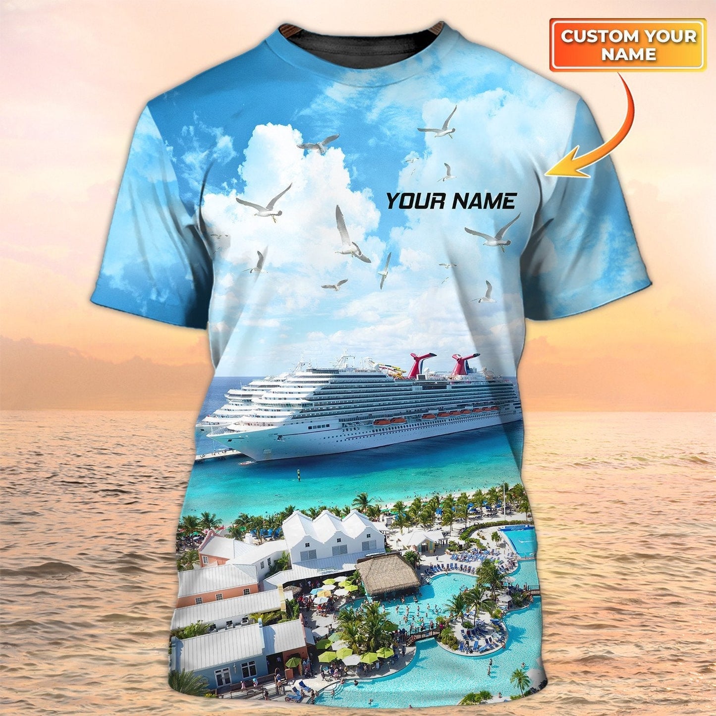 3D Cruise Shirts For Couple, Cruise Ship Themed Shirts Men Women TO2161