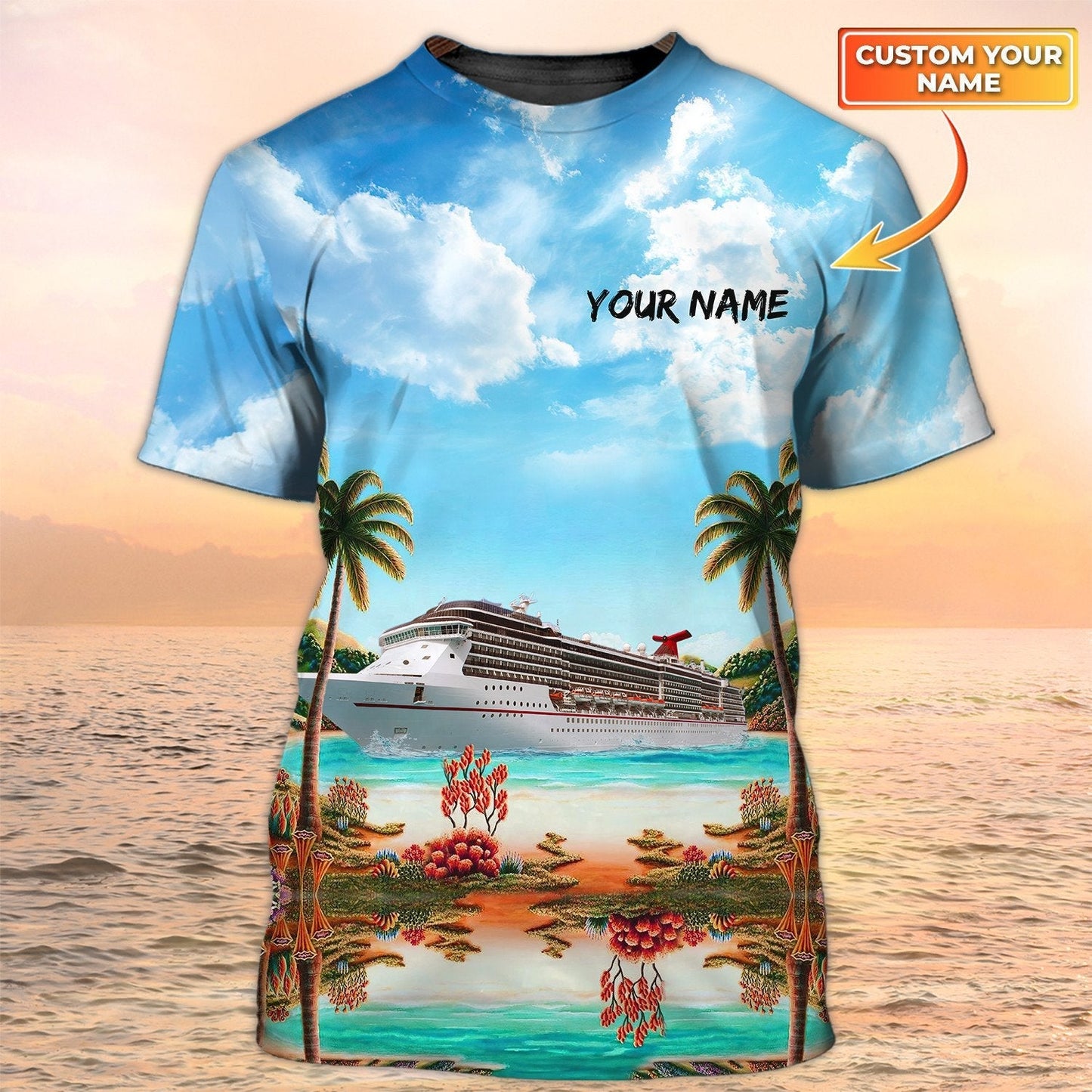 Cruise Trip Tshirts, Cruise T Shirt 3D All Over Print Cruise Custom Tshirt For Friend TO2162