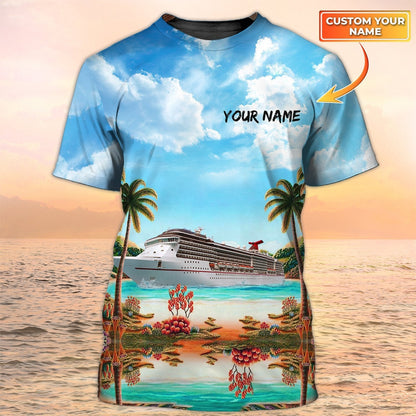 Cruise Trip Tshirts, Cruise T Shirt 3D All Over Print Cruise Custom Tshirt For Friend TO2162