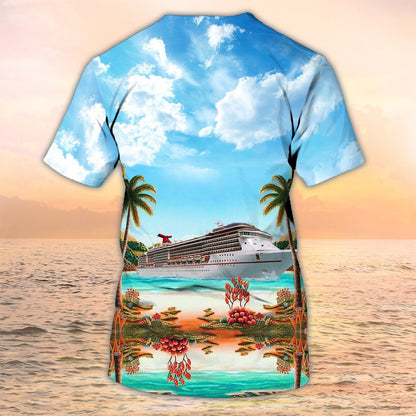 Cruise Trip Tshirts, Cruise T Shirt 3D All Over Print Cruise Custom Tshirt For Friend TO2162