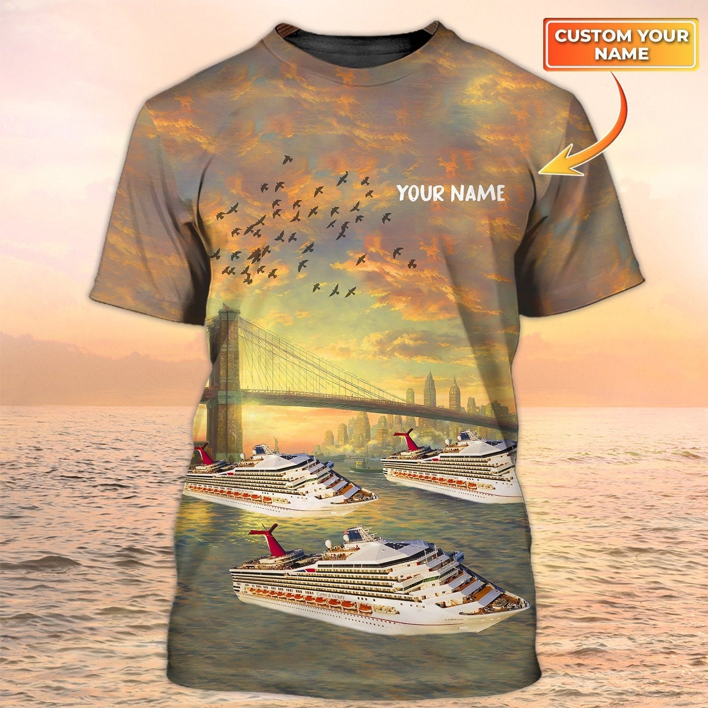 Personalized 3D All Over Printed Cruise Tshirts, Cruise T Shirt Designs, Cruise Lover Gift TO2163