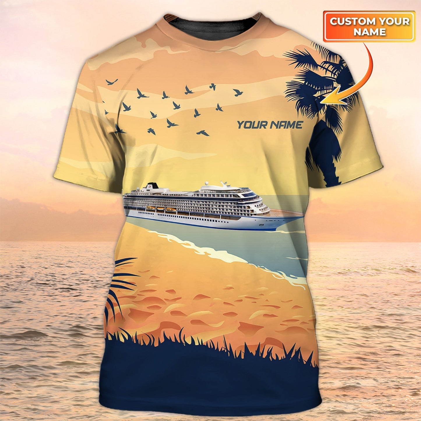 Custom Cruise Tshirts For Husband Wife, Cruise Lines 3D Tee Shirt, Summer Trip Cruise Clothing TO2164