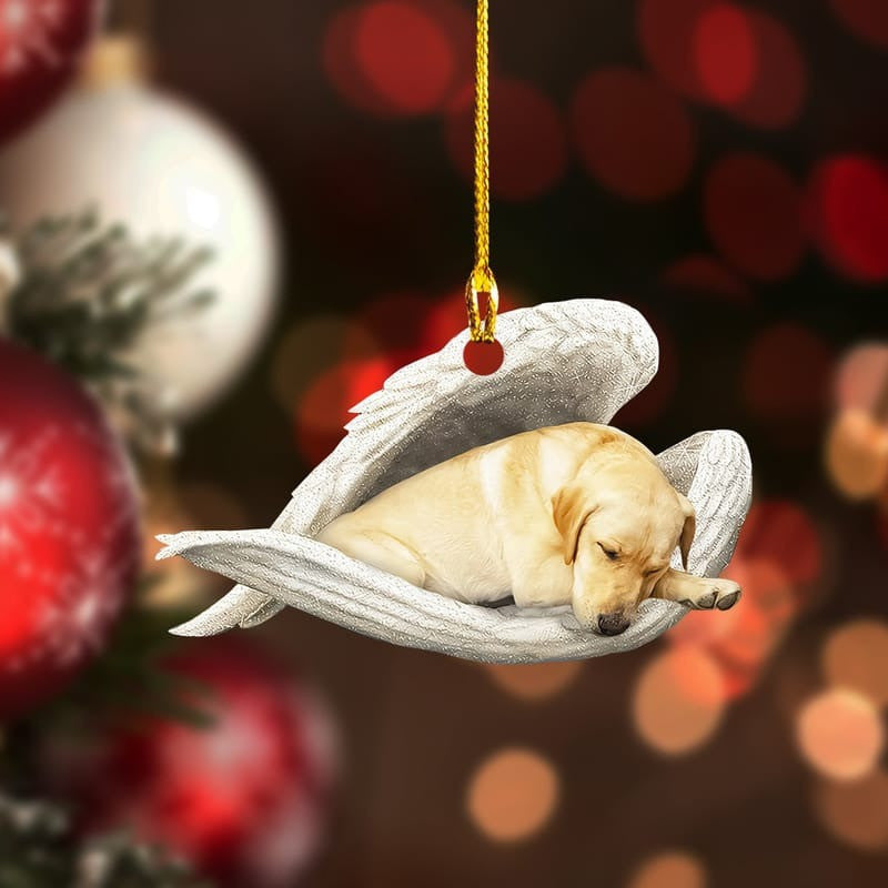 Labrador In The Wing Custom Shaped Acrylic Ornament for Memorial Dog OO2926